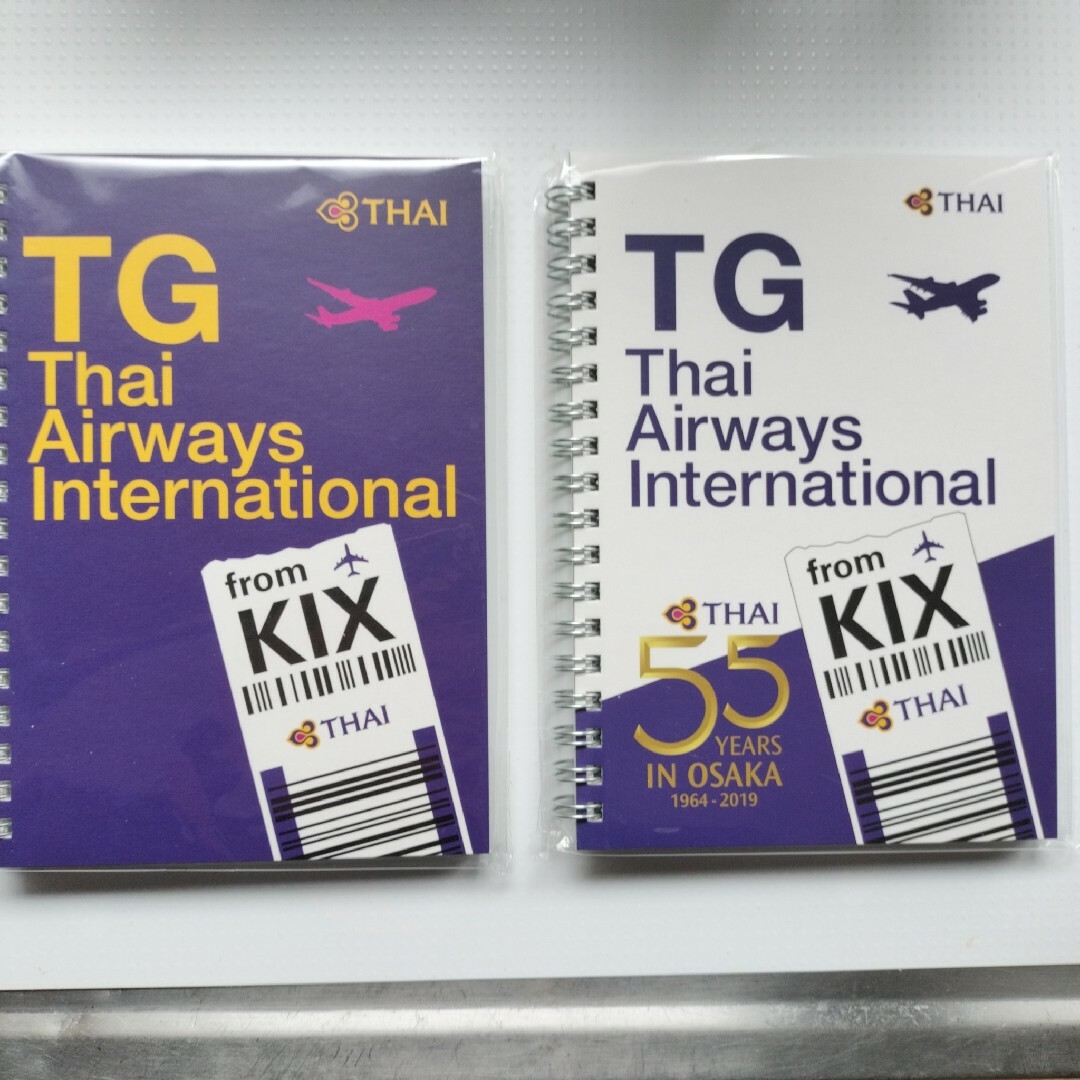 タイ国際航空/Thai Airways 大阪就航記念 関空限定 リングノート ハンドメイドの文具/ステーショナリー(カード/レター/ラッピング)の商品写真