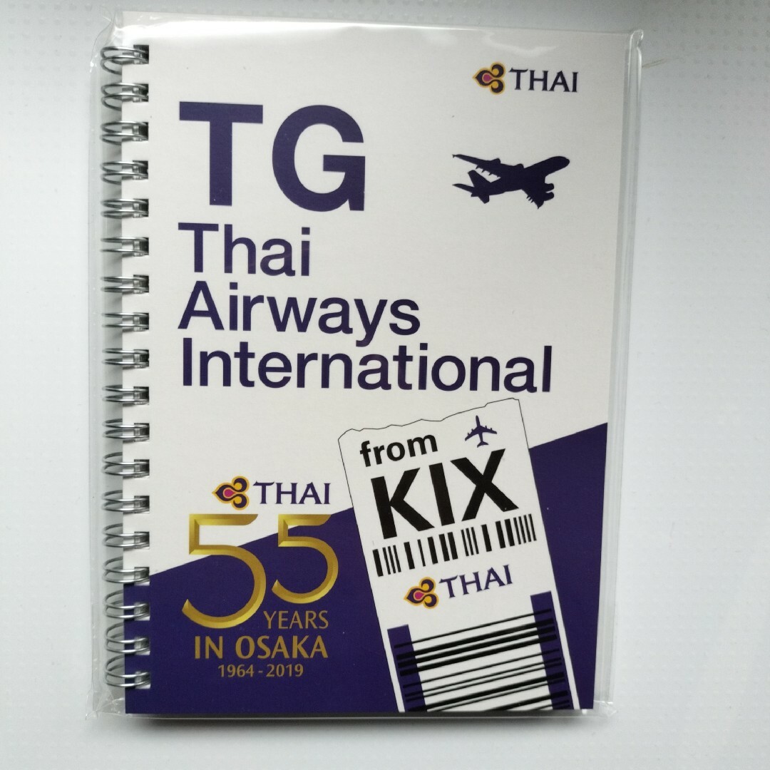 タイ国際航空/Thai Airways 大阪就航記念 関空限定 リングノート ハンドメイドの文具/ステーショナリー(カード/レター/ラッピング)の商品写真