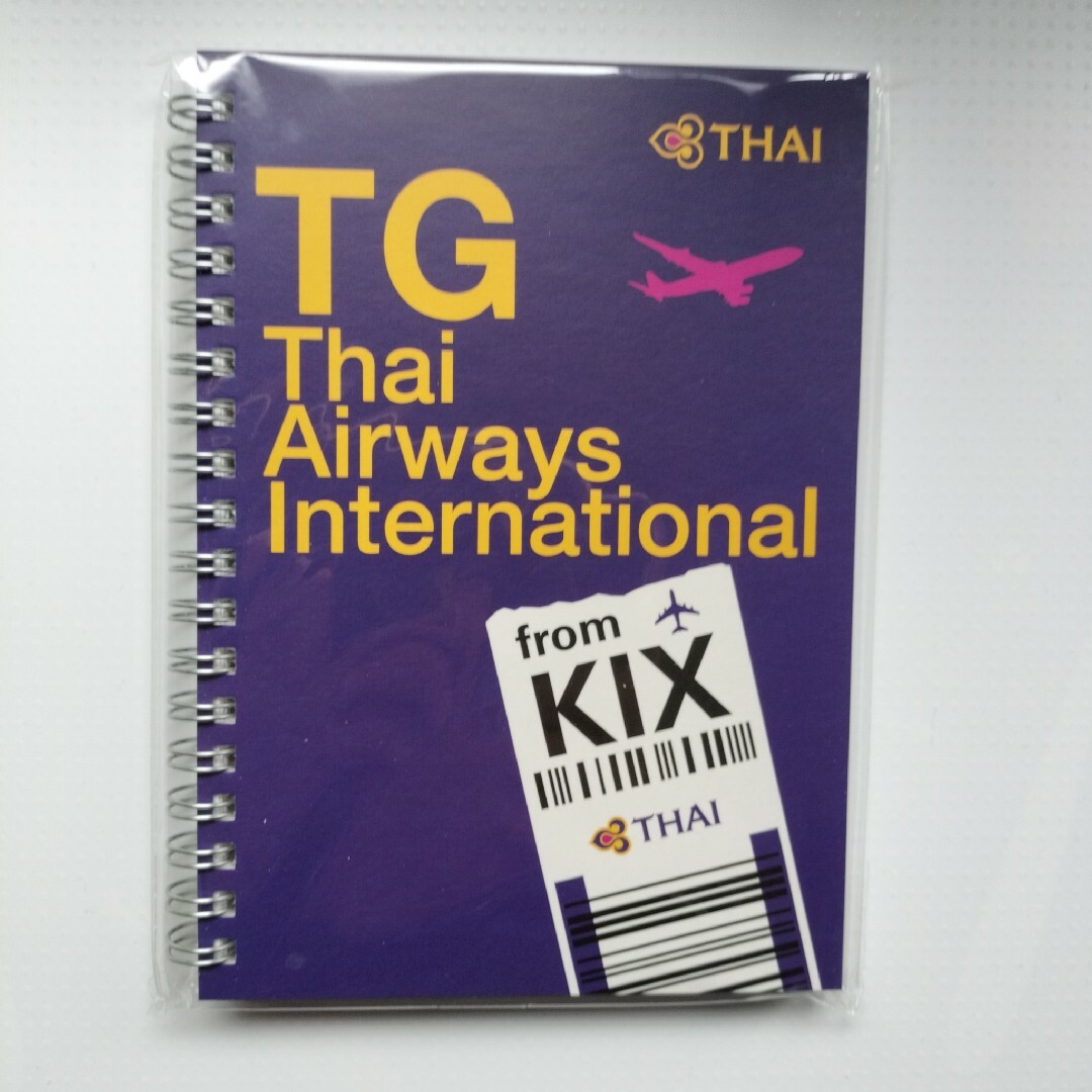 タイ国際航空/Thai Airways 大阪就航記念 関空限定 リングノート ハンドメイドの文具/ステーショナリー(カード/レター/ラッピング)の商品写真