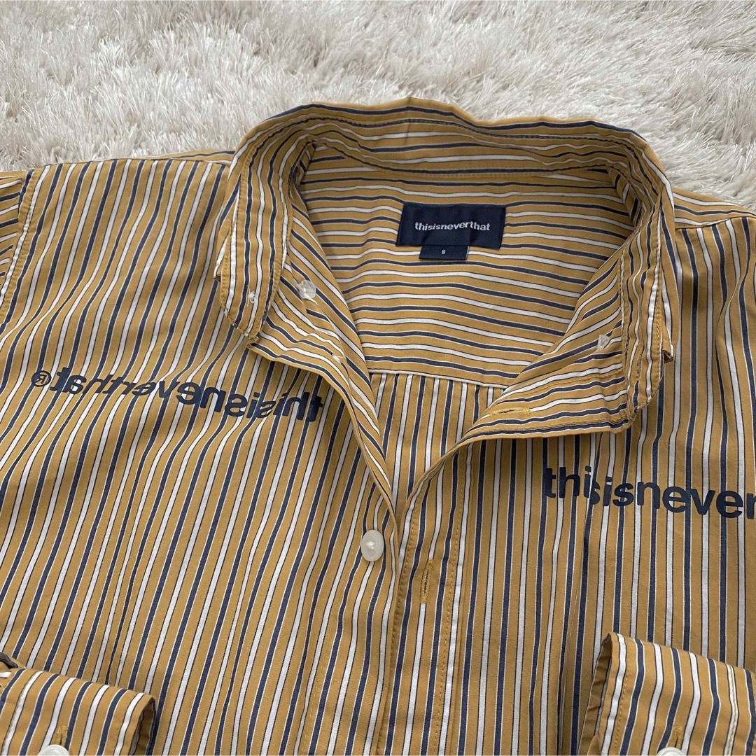 thisisneverthat(ディスイズネバーザット)のthisisneverthat ストライプシャツ レディースのトップス(シャツ/ブラウス(長袖/七分))の商品写真