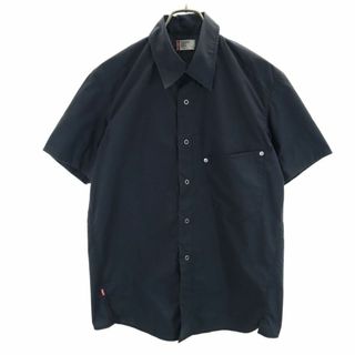 リーバイス(Levi's)のリーバイス 半袖 エンジニア シャツ M ブラック Levi's メンズ 古着 【240427】 メール便可(シャツ)