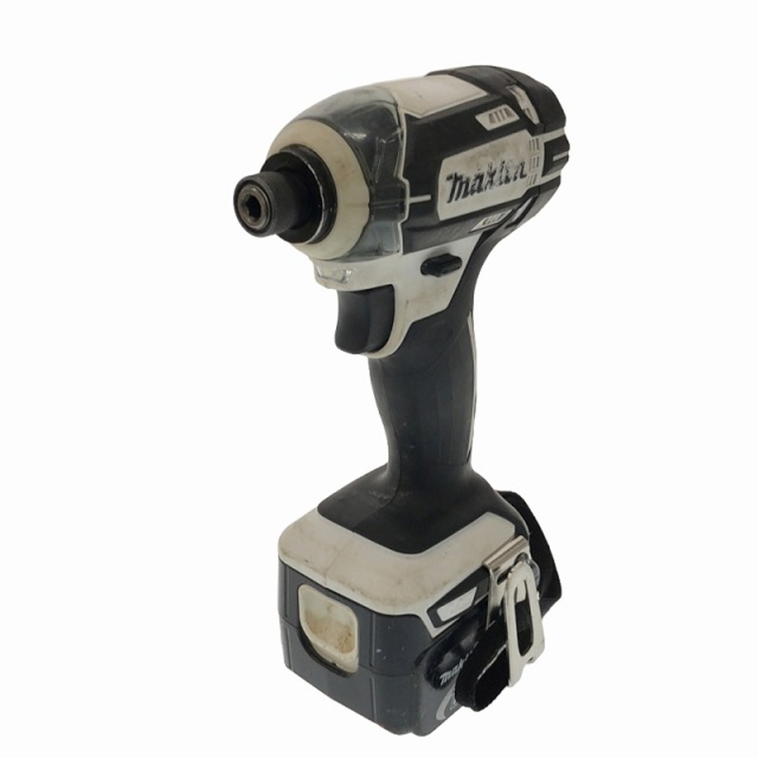 Makita(マキタ)の☆中古品☆makita マキタ 14.4V 充電式インパクトドライバ TD138D 純正リチウムイオンバッテリー BL1430(14.4V 3.0Ah)付 89216 自動車/バイクのバイク(工具)の商品写真