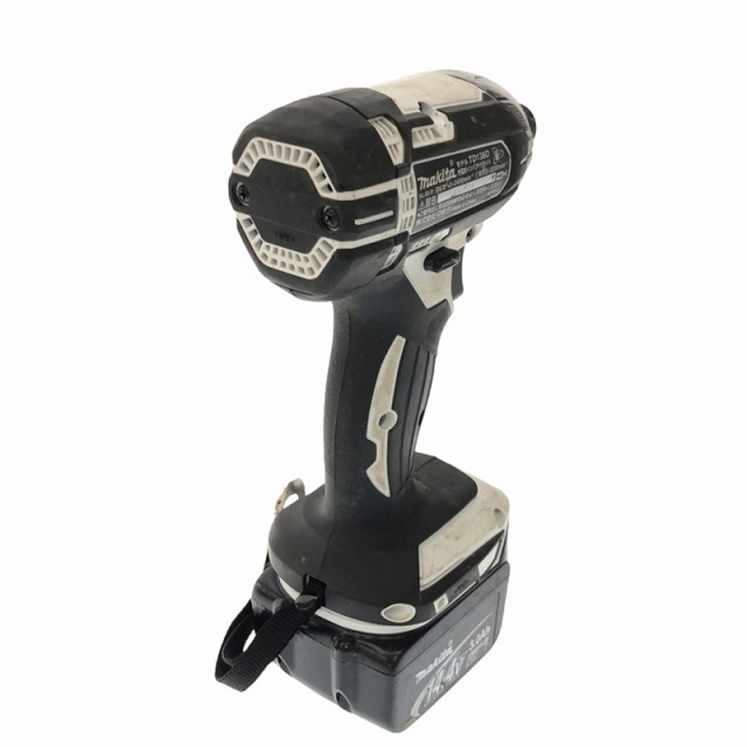 Makita(マキタ)の☆中古品☆makita マキタ 14.4V 充電式インパクトドライバ TD138D 純正リチウムイオンバッテリー BL1430(14.4V 3.0Ah)付 89216 自動車/バイクのバイク(工具)の商品写真