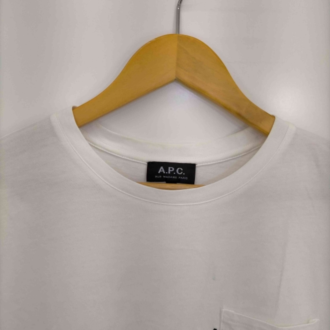 A.P.C(アーペーセー)のA.P.C.(アーペーセー) 刺繍入りポケットTシャツ レディース トップス レディースのトップス(Tシャツ(半袖/袖なし))の商品写真