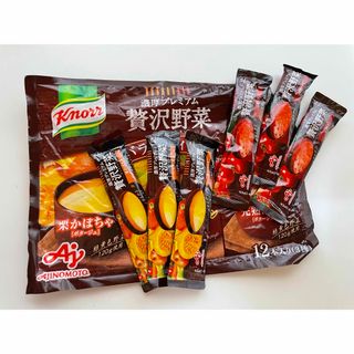 アジノモト(味の素)の【賞味期限間近】クノール　濃厚プレミアム　贅沢野菜　6包(その他)