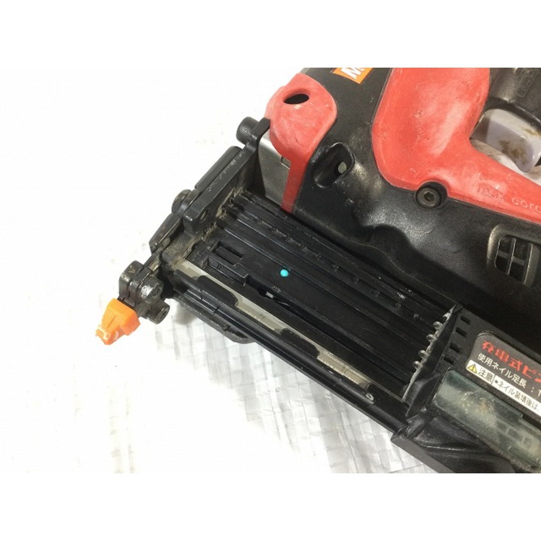 ☆中古品☆MAX マックス 14.4V 充電式ピンネイラ TJ-35P2 バッテリー1個(14.4V 4.0Ah) 充電器 ケース付き 89277 自動車/バイクのバイク(工具)の商品写真