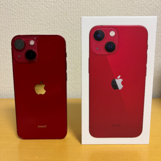 アップル(Apple)のiPhone 13 mini red (SIMフリー)(スマートフォン本体)