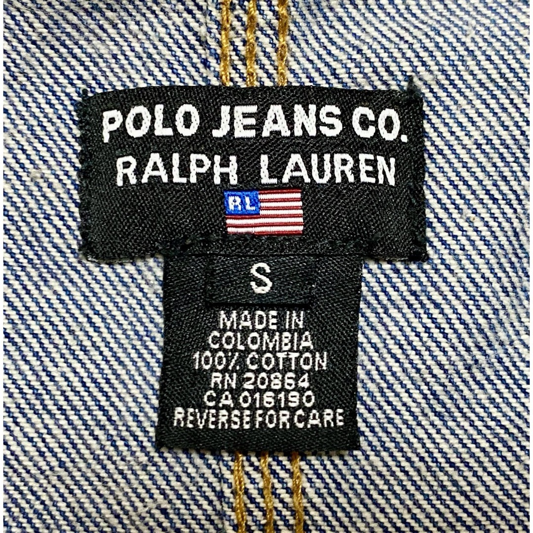 POLO RALPH LAUREN(ポロラルフローレン)のレディース POLO JEANS コーデュロイ デニムジャケット S レディースのジャケット/アウター(Gジャン/デニムジャケット)の商品写真