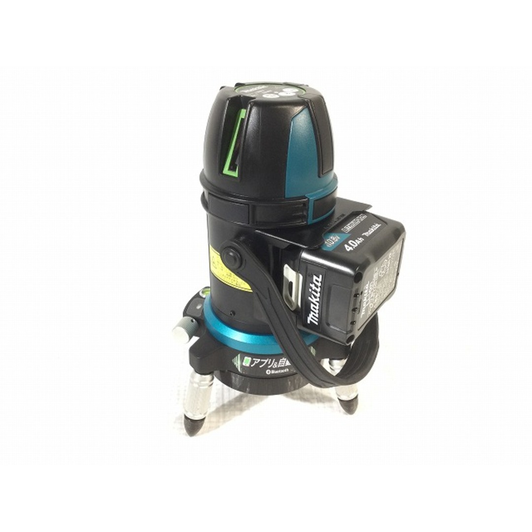 Makita(マキタ)の☆中古美品☆makita マキタ 10.8V 充電式屋内・屋外兼用墨出し器 SK211GDZ 受光器 LDG-6 バッテリー 充電器 アプリ対応 自動追尾 89798 自動車/バイクのバイク(工具)の商品写真