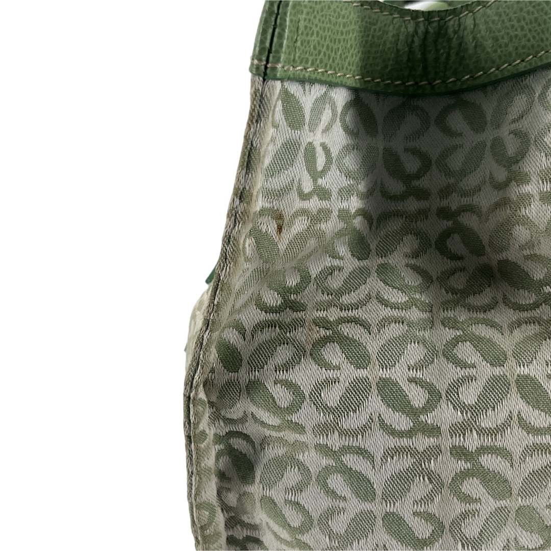 LOEWE(ロエベ)のロエベ　トートバッグ　アナグラム　総柄　ロゴ型押し　肩掛け可　A4可　キャンバス レディースのバッグ(トートバッグ)の商品写真