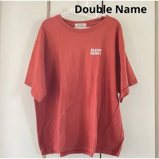 ダブルネーム(DOUBLE NAME)のダブルネーム　バックプリント　ビッグT(Tシャツ(半袖/袖なし))