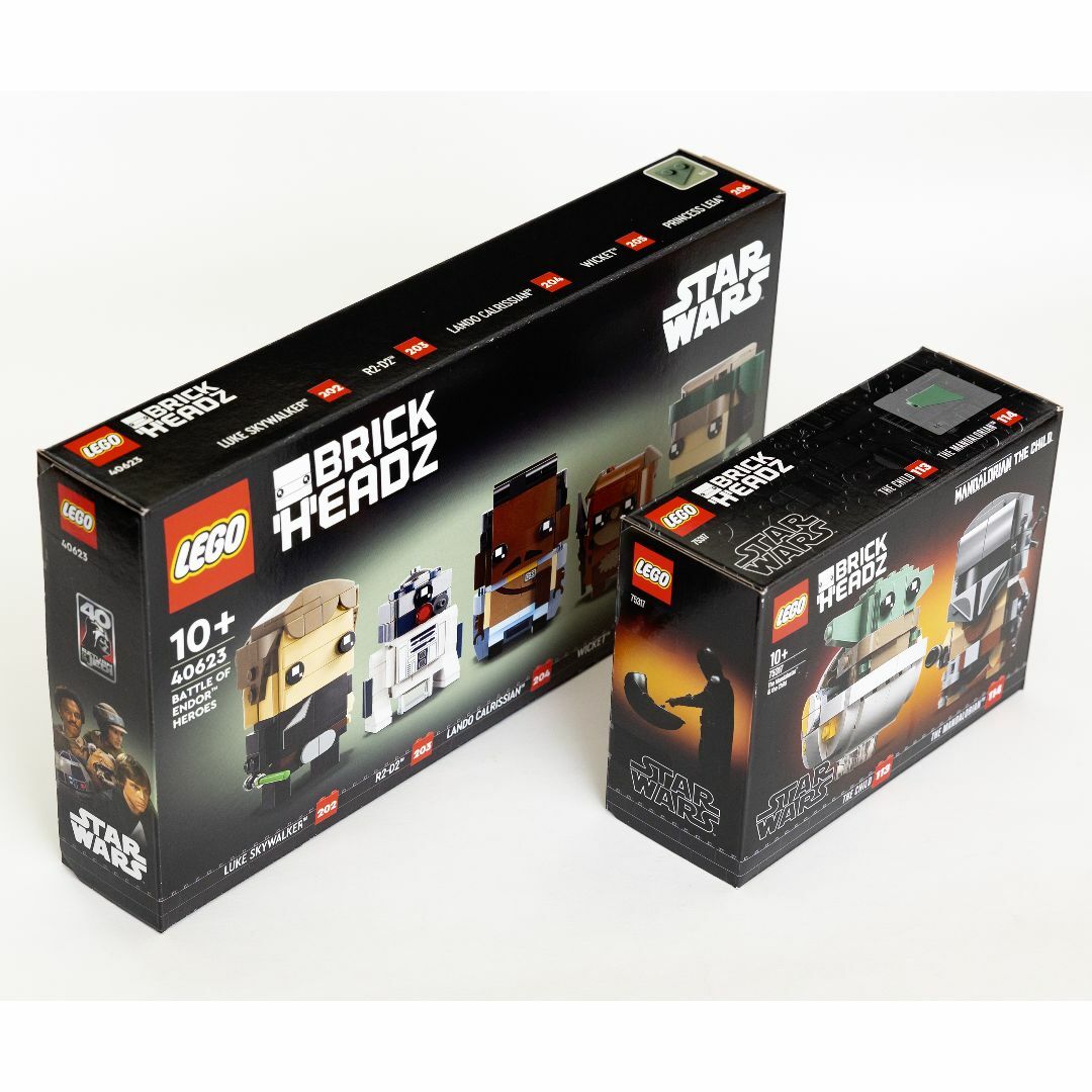 Lego(レゴ)のレゴ LEGO 40623 75317 スター・ウォーズ ブリックヘッズ ２点 キッズ/ベビー/マタニティのおもちゃ(積み木/ブロック)の商品写真