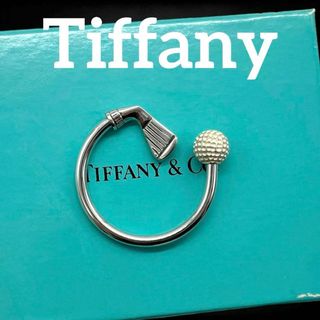 ティファニー(Tiffany & Co.)の✨希少美品✨ ティファニー ゴルフ キーリング キーホルダー シルバー 625(キーホルダー)