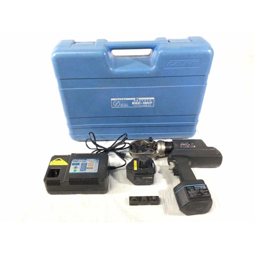 ☆中古品☆ IZUMI イズミ 泉精器 12V 電動油圧式圧着工具 REC ☆中古品☆ IZUMI イズミ 泉精器 12V 電動油圧式圧着工具 REC