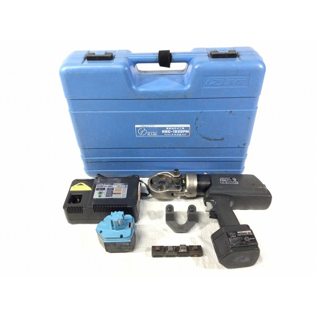 ☆中古品☆ IZUMI イズミ 泉精器 12V 電動油圧式圧着工具 REC ☆中古品☆ IZUMI イズミ 泉精器 12V 電動油圧式圧着工具 REC