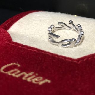 カルティエ(Cartier)のカルティエシグネチャーダイヤ入りリング(リング(指輪))