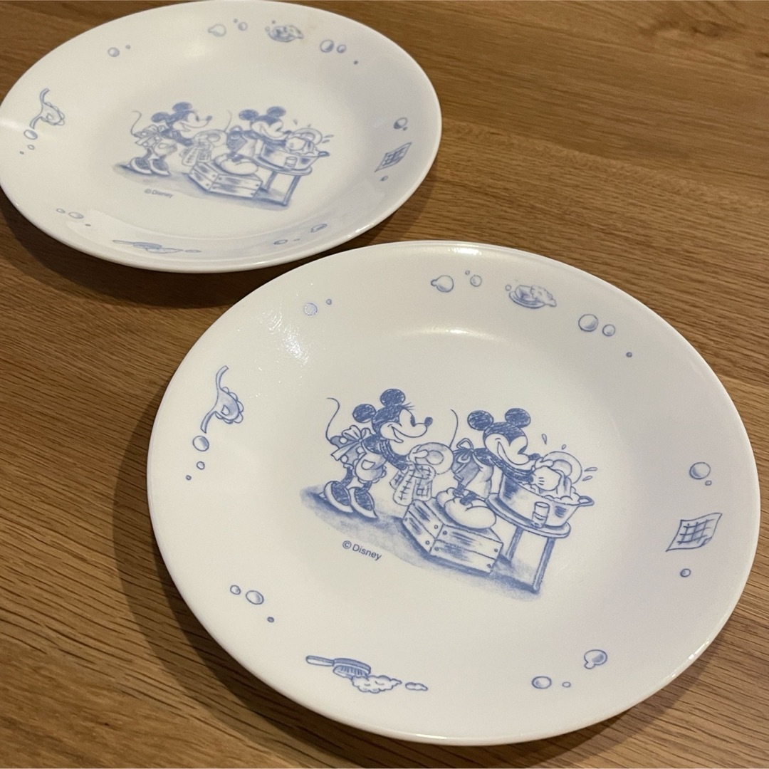 CORELLE(コレール)のコレール食器ディズニーミッキー2枚セット インテリア/住まい/日用品のキッチン/食器(食器)の商品写真