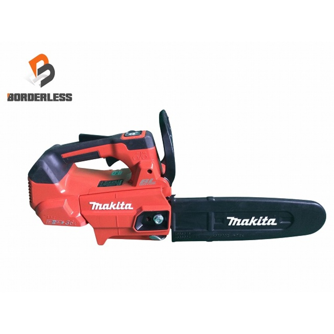 Makita(マキタ)の☆比較的綺麗☆makita マキタ 18V+18V 36V 250mm 充電式チェンソー MUC256D 本体のみ コードレス チェーンソー 木工用 切断機 伐採 89404 自動車/バイクのバイク(工具)の商品写真