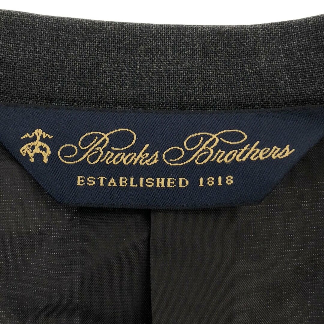 Brooks Brothers(ブルックスブラザース)のBrooks Brothers ブルックス ブラザーズ Canonico社製 ウールセットアップスーツ 19-01-8445 グレー ジャケット42SHT36W パンツ36 メンズのスーツ(セットアップ)の商品写真