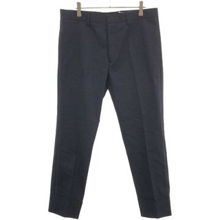 ジルサンダー(Jil Sander)のJIL SANDER ジルサンダー 14SS サイドライン コットンストレッチスラックスパンツ MF250802 ブルー 46(その他)