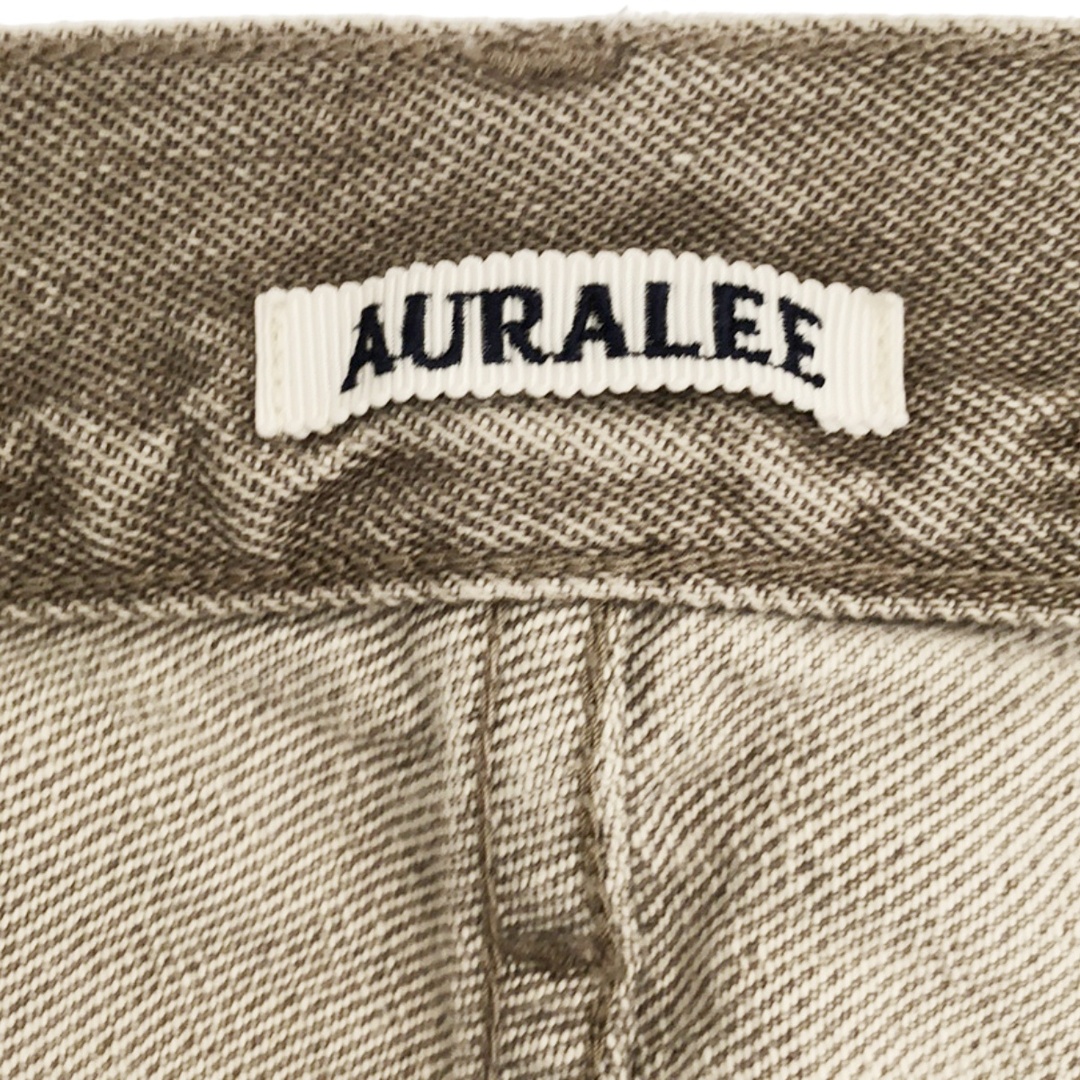 AURALEE(オーラリー)のAURALEE オーラリー 22SS HARD TWIST FADED BROWN DENIMN 5P PANTS デニムパンツ A22SP03MD ブラウン 25 レディースのパンツ(デニム/ジーンズ)の商品写真