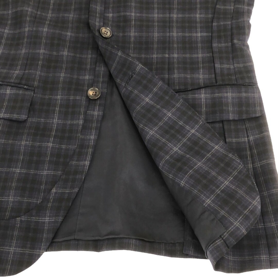 COMME des GARCONS HOMME DEUX(コムデギャルソンオムドゥ)のCOMME des GARCONS HOMME DEUX コムデギャルソンオムドゥ 19SS チェック柄 ウール3Bテーラードジャケット DC-J023 パープル系 M メンズのジャケット/アウター(テーラードジャケット)の商品写真