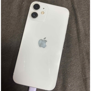 アイフォーン(iPhone)のiPhone12mini ホワイト128GB 中古美品(スマートフォン本体)