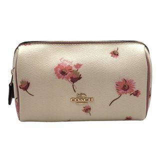 コーチ(COACH)の　コーチ COACH コスメティックケース17 Ｃ7358 ピンク PVC レディース ポーチ(ポーチ)