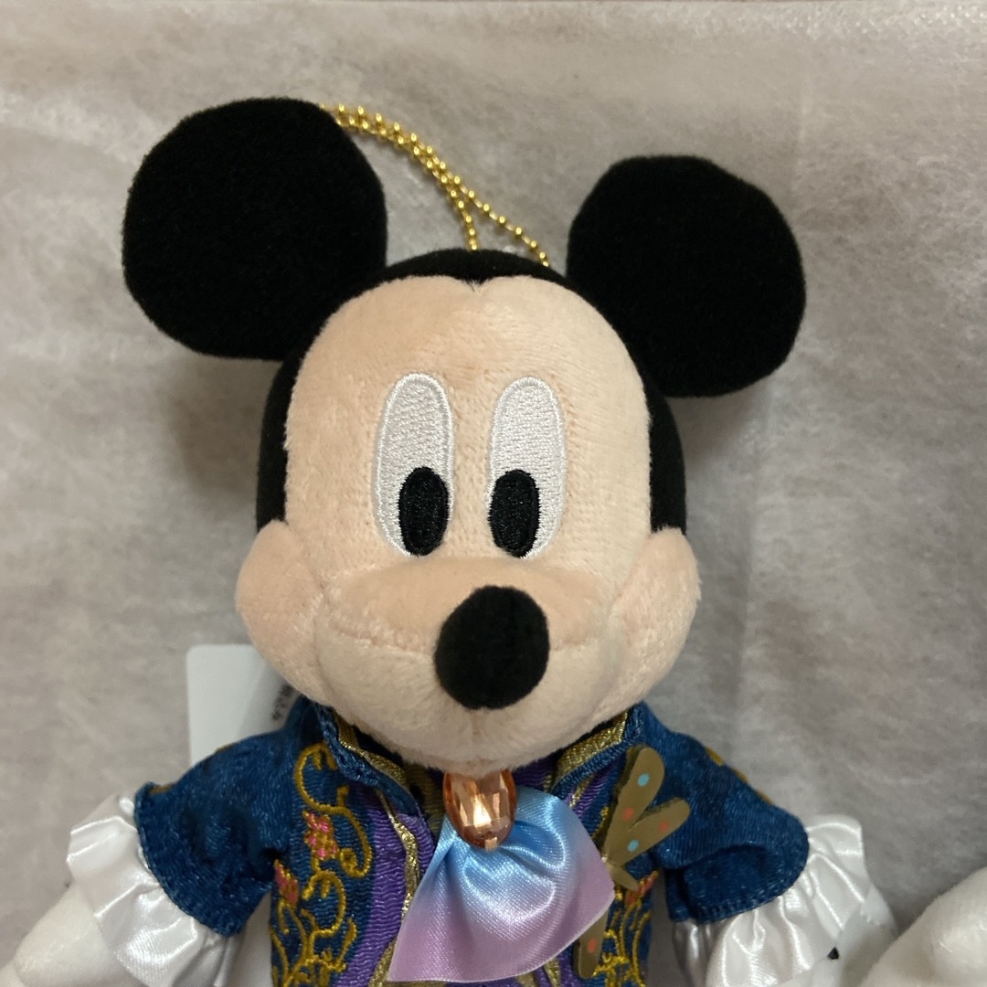 Disney(ディズニー)のディズニー　ファンタジースプリングス☆ ミッキー&ミニー　ぬいぐるみバッジセット エンタメ/ホビーのおもちゃ/ぬいぐるみ(キャラクターグッズ)の商品写真