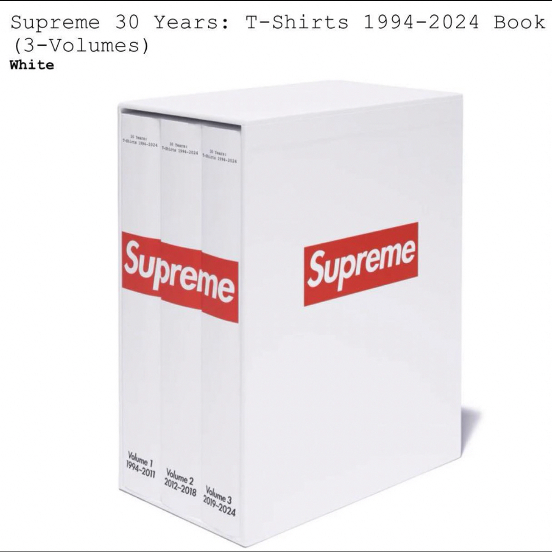 Supreme(シュプリーム)のSupreme 30 Years T-Shirts 1994-2024 Book エンタメ/ホビーの本(その他)の商品写真