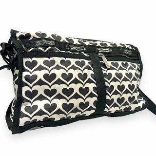 レスポートサック(LeSportsac)のレスポートサック ショルダーバッグ ハート 斜め掛け ブラック ホワイト 592(ショルダーバッグ)