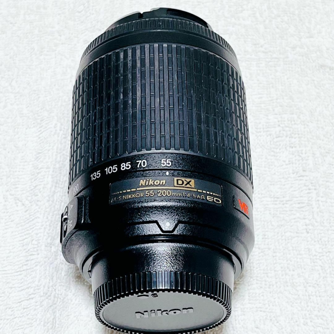 Nikon(ニコン)のニコン AF-S DX VR 55-200mm f/4-5.6G IF-ED スマホ/家電/カメラのカメラ(レンズ(ズーム))の商品写真