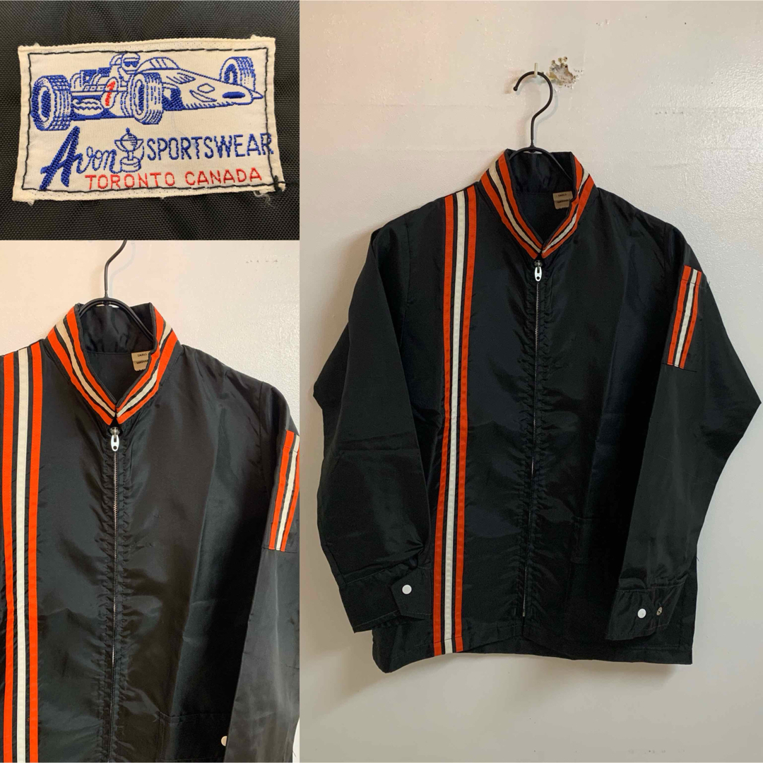 VINTAGE(ヴィンテージ)のAvom SPORTSWEAR TORONTO CANADA ナイロンブルゾン メンズのジャケット/アウター(ナイロンジャケット)の商品写真