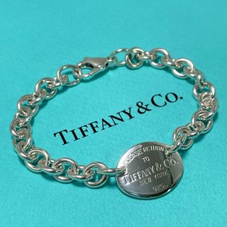 ティファニー(Tiffany & Co.)の美品 ティファニー リターントゥ オーバル タグ ブレスレット シルバー★887(ブレスレット/バングル)