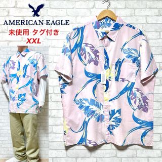 American Eagle - ☆未使用タグ付き☆ アメリカンイーグル ビッグシルエットXXL アロハシャツ