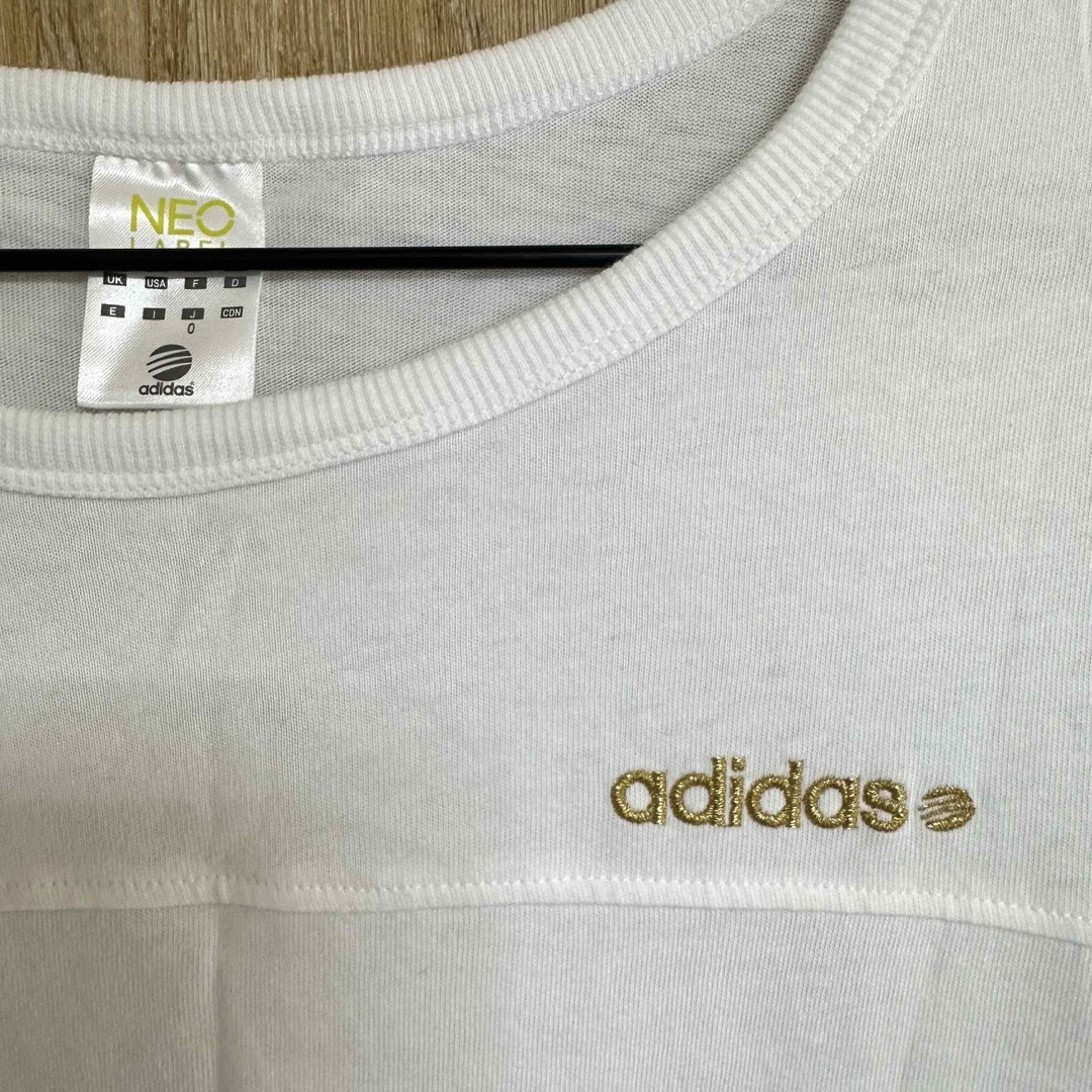 adidas(アディダス)の中古品　adidas neo メンズ　バックプリントＴシャツ(Оサイズ) メンズのトップス(Tシャツ/カットソー(半袖/袖なし))の商品写真