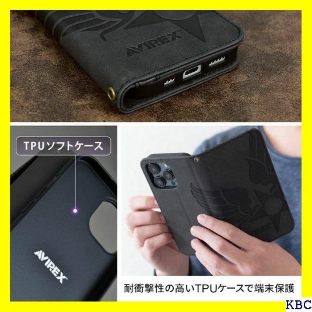 AVIREX iPhone15 Pro 対応 ケース ho ース ブラック 21 スマホ/家電/カメラのスマホ/家電/カメラ その他(その他)の商品写真