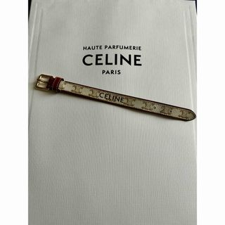 CELINE トリオンフキャンバスブレスレット