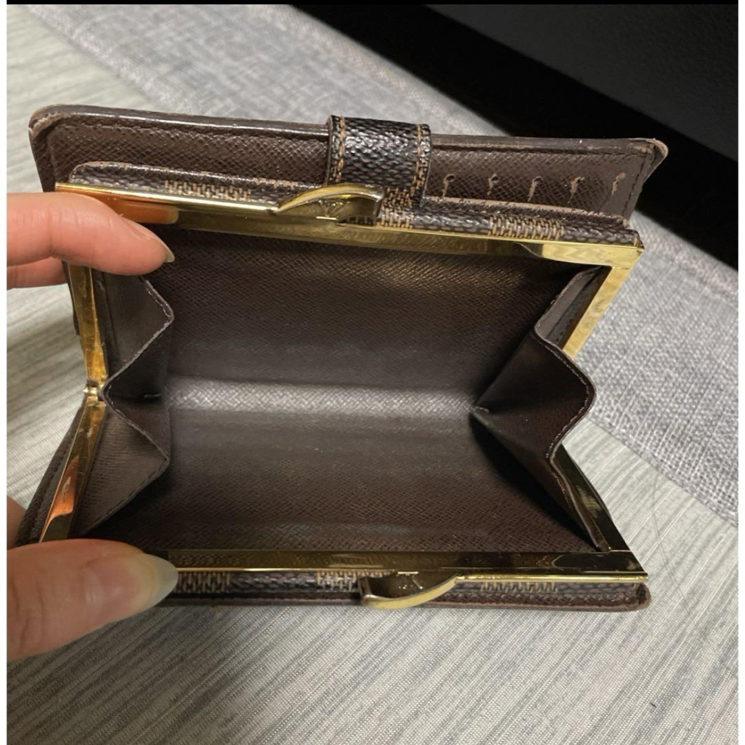 LOUIS VUITTON(ルイヴィトン)のルイヴィトン ミニ財布 がま口 ダミエ レディースのファッション小物(財布)の商品写真