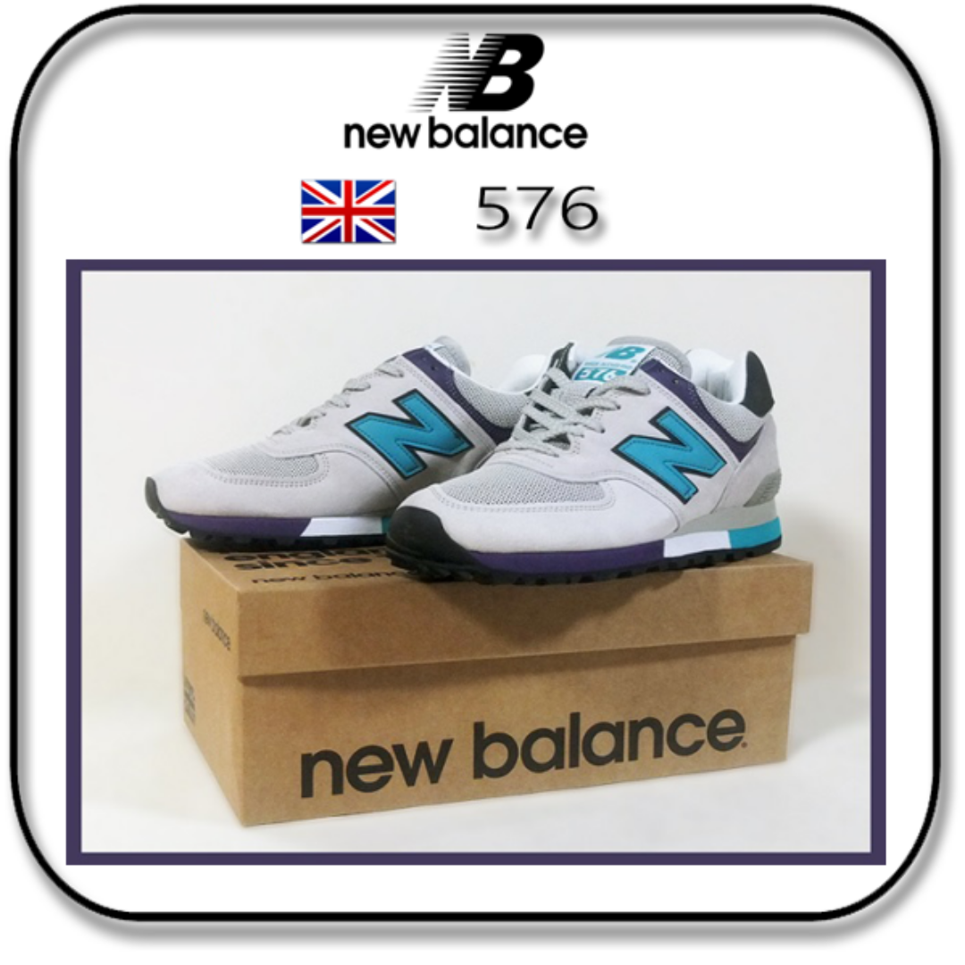 576（New Balance）(ゴーナナロク)の26.5cm ： ニューバランス　OM576GPM　英国製　US8.5 メンズの靴/シューズ(スニーカー)の商品写真