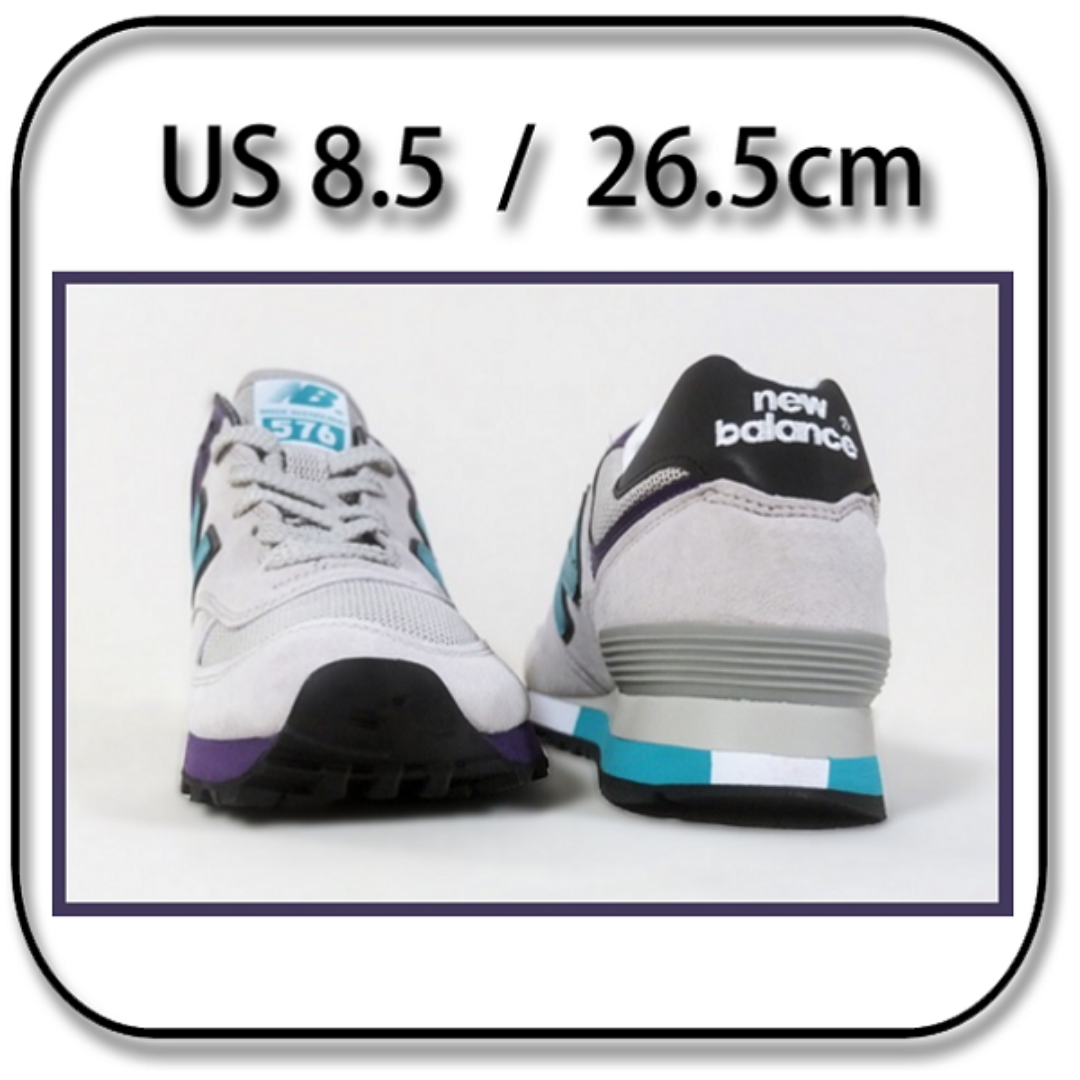 576（New Balance）(ゴーナナロク)の26.5cm ： ニューバランス　OM576GPM　英国製　US8.5 メンズの靴/シューズ(スニーカー)の商品写真