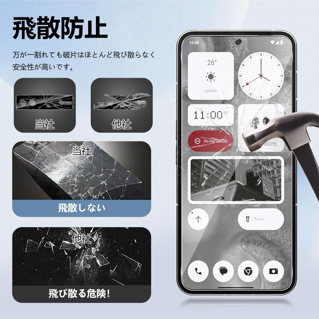 For Nothing Phone 2 ガラスフィルム カメラ レンズ スマホ/家電/カメラのスマホアクセサリー(保護フィルム)の商品写真