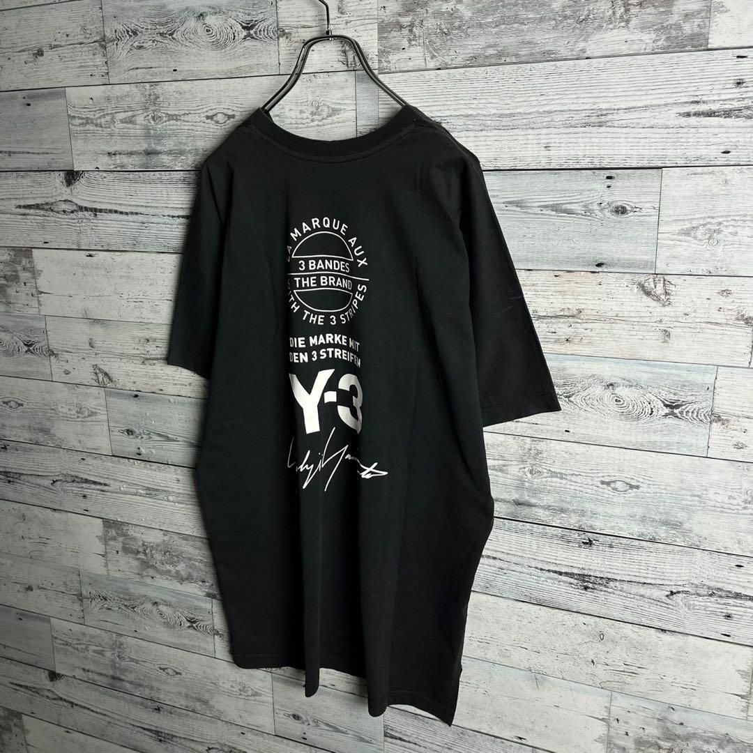 Y-3(ワイスリー)の【人気デザイン】 Y-3 ☆ バックプリントビッグロゴ入り 半袖Tシャツ メンズのトップス(Tシャツ/カットソー(半袖/袖なし))の商品写真