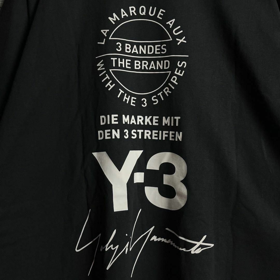 Y-3(ワイスリー)の【人気デザイン】 Y-3 ☆ バックプリントビッグロゴ入り 半袖Tシャツ メンズのトップス(Tシャツ/カットソー(半袖/袖なし))の商品写真