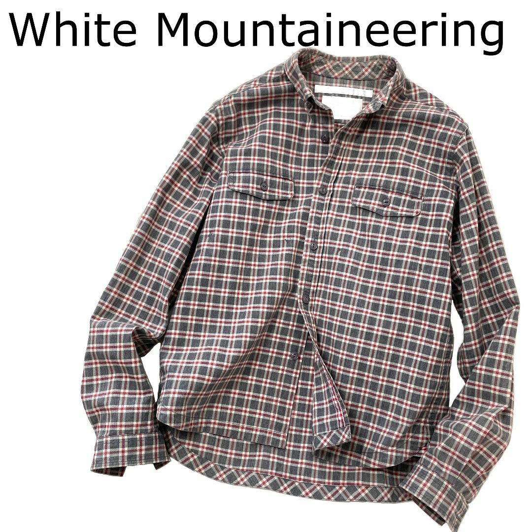 WHITE MOUNTAINEERING(ホワイトマウンテニアリング)の【White Mountaineering】上質コットン チェック柄長袖シャツ メンズのトップス(シャツ)の商品写真