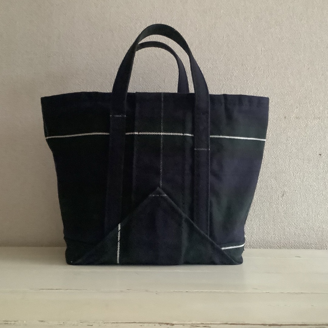 エバゴス ebagos BW トライアングル トートバッグの通販 by bank エバゴス ebagos BW トライアングル トートバッグの通販 by bank