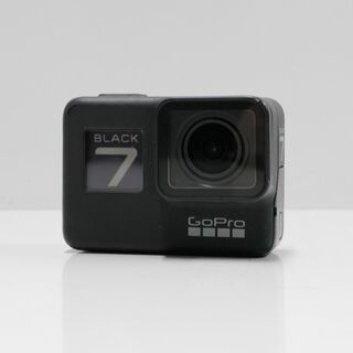 ゴープロ(GoPro)のGoPro HERO7 Black ウェアラブルカメラ USED美品 本体+バッテリー 4K動画 CHDHX-701-FW 完動品 中古 CE4029(ビデオカメラ)