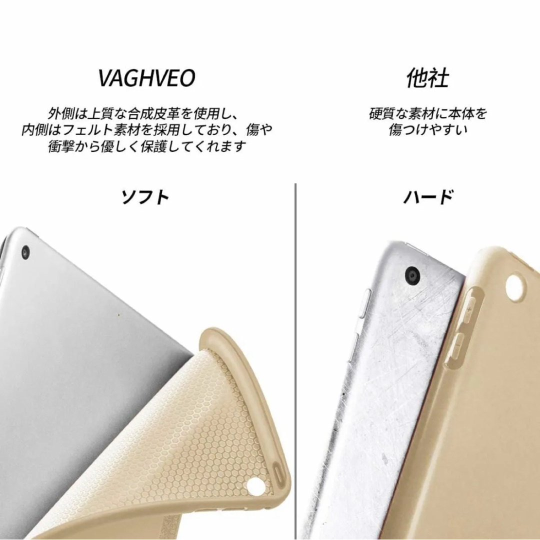 iPad 9.7 2018ケース 超薄型 超軽量 TPU ソフトスマートカバー  スマホ/家電/カメラのPC/タブレット(タブレット)の商品写真