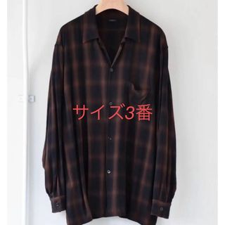 コモリ(COMOLI)の値下げ不可comoli 24ss RAYON OPEN COLLAR (シャツ)