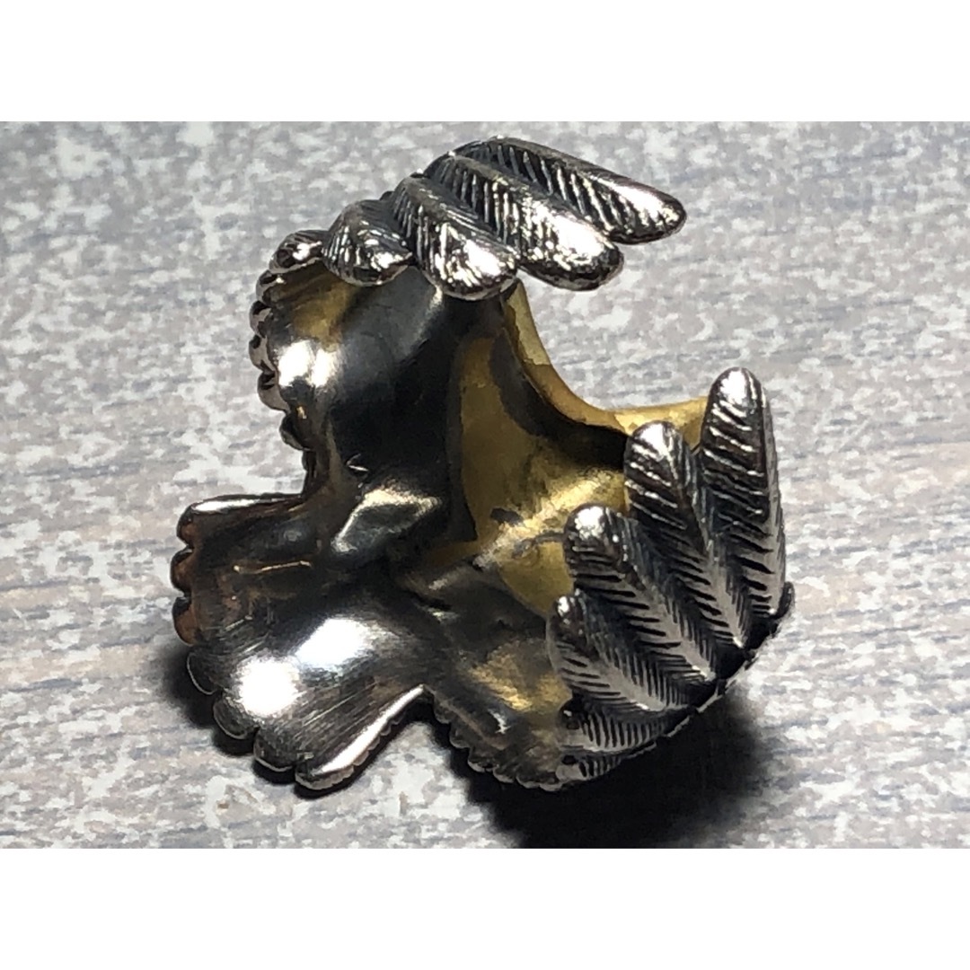 シルバーリング　イーグル　指輪　ゴールド×シルバー　　silver 925 メンズのアクセサリー(リング(指輪))の商品写真